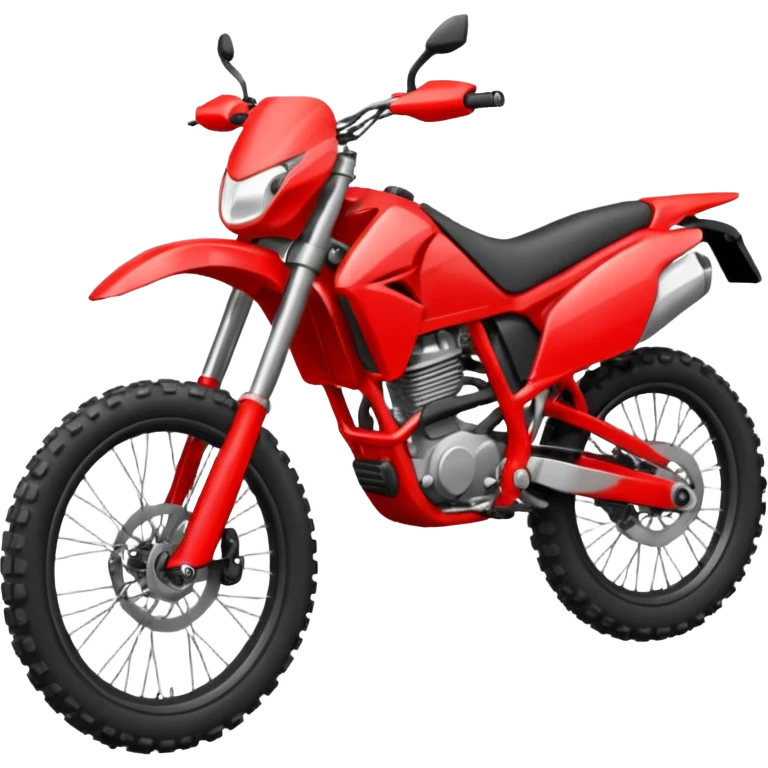 red enduro bike emoji