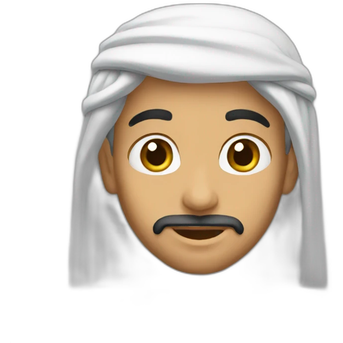 Un arabe emoji