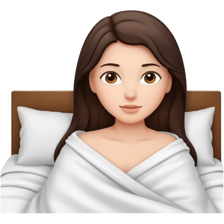 Brunette woman having sex emoji
