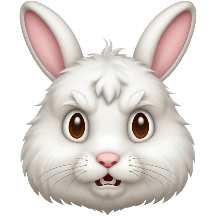 angry bunny  emoji