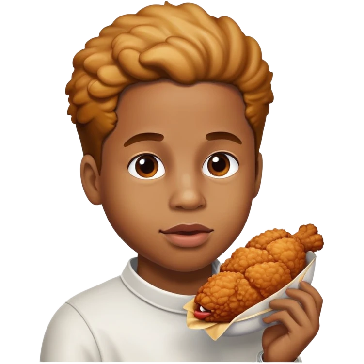 Lil durk eating chicken  emoji