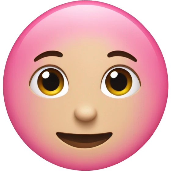 Pink circle emoji