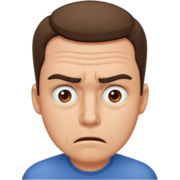 Overwhelmed man emoji