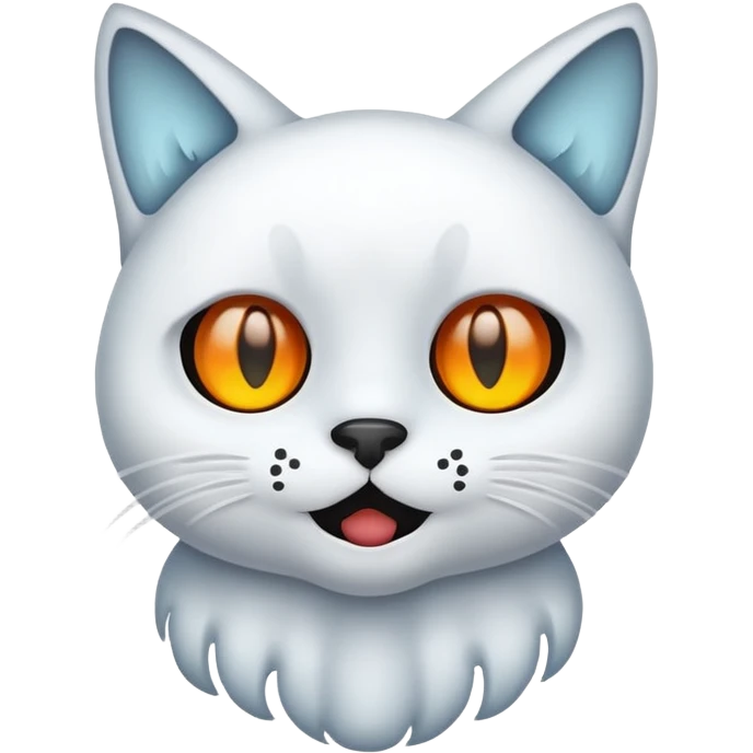 ghost looking like a cat emoji
