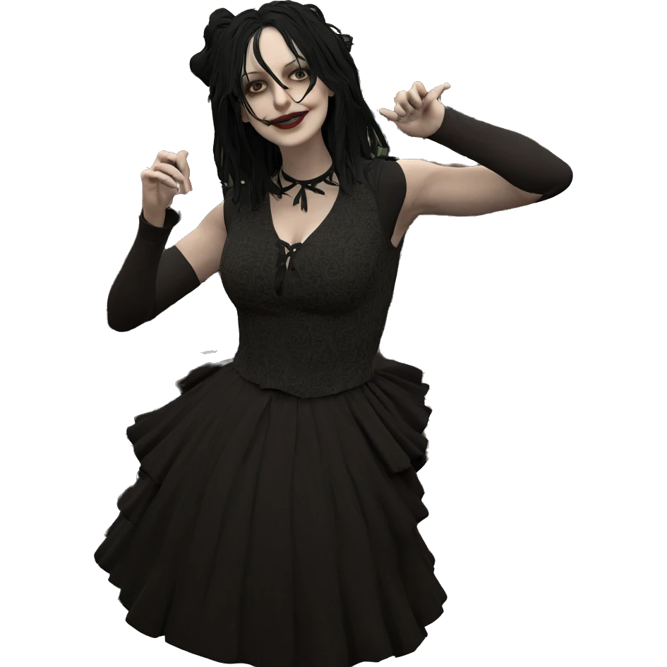 haunting solitude in a library emoji