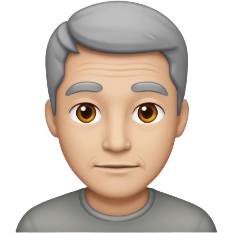 Grey man emoji
