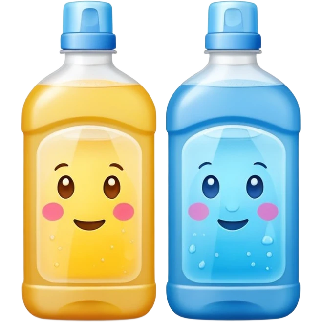 2 Bottles for Cleaning emoji