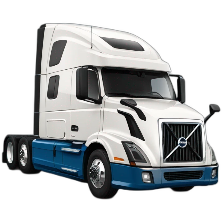 volvo vnl 860 bobtail blue colot emoji