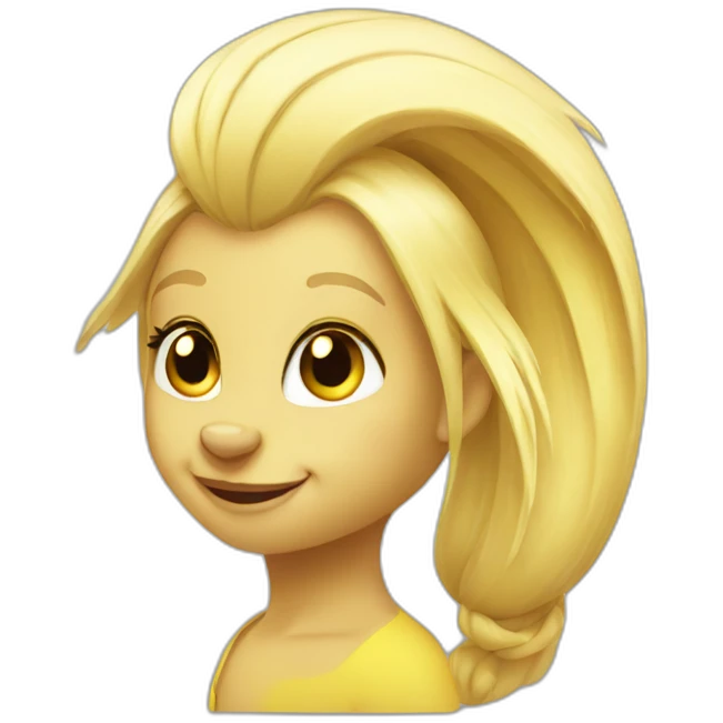 blonde yellow skunk emoji