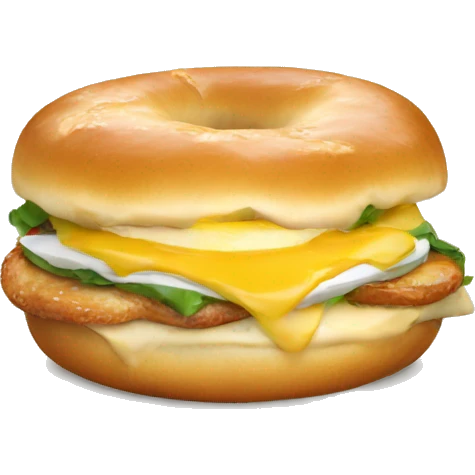 Bagel breakfast sandwich emoji