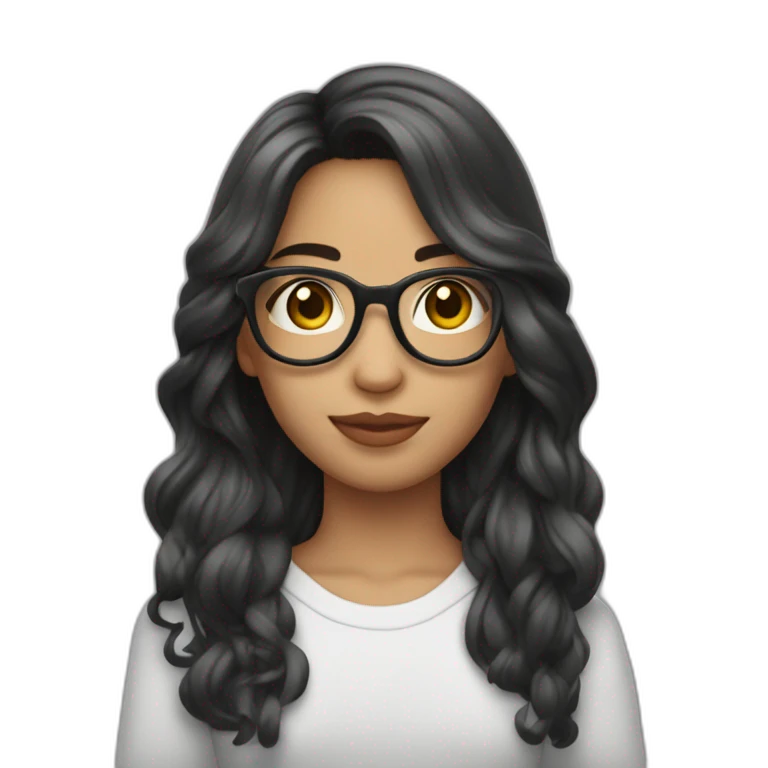 joven cabello claro y liso y con lentes tomando el metro emoji