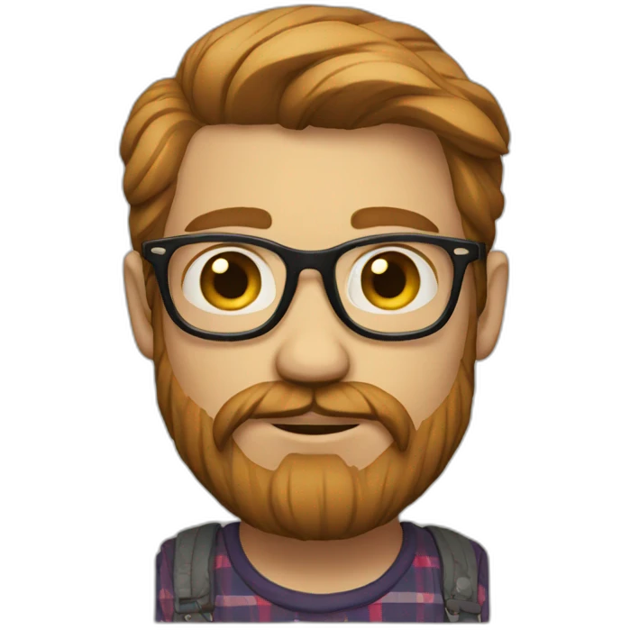 hipster emoji