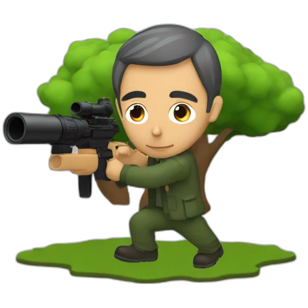 eric zemmour shooting trees emoji