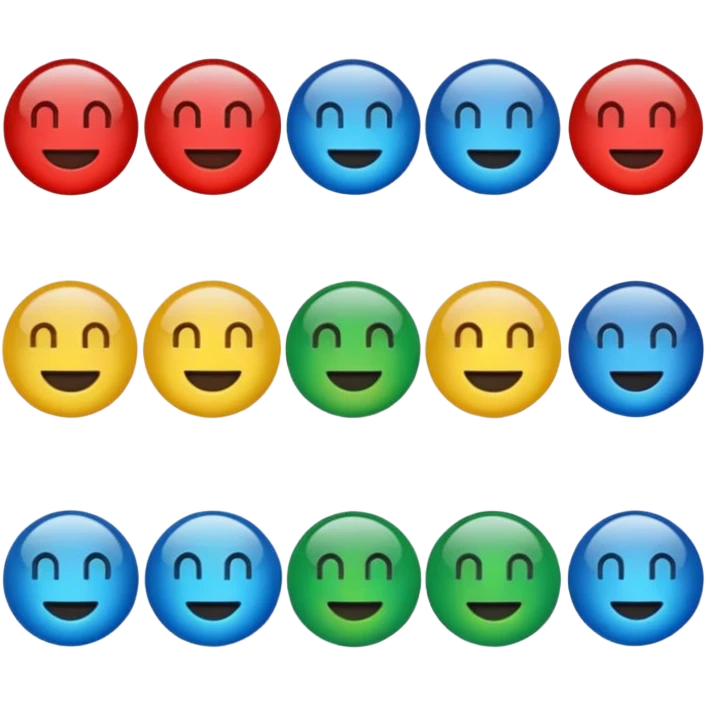 I want to be create a emojis of real symbol of word, ppt, pdf, excel. Create those emojis emoji