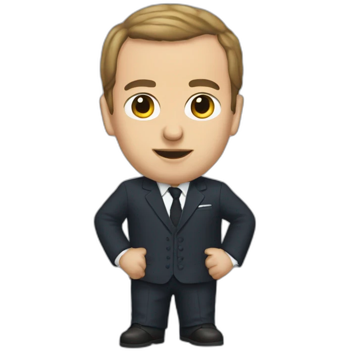 Macron enceinte emoji