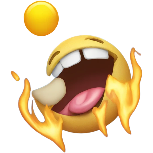 Sun sticking tongue out emoji