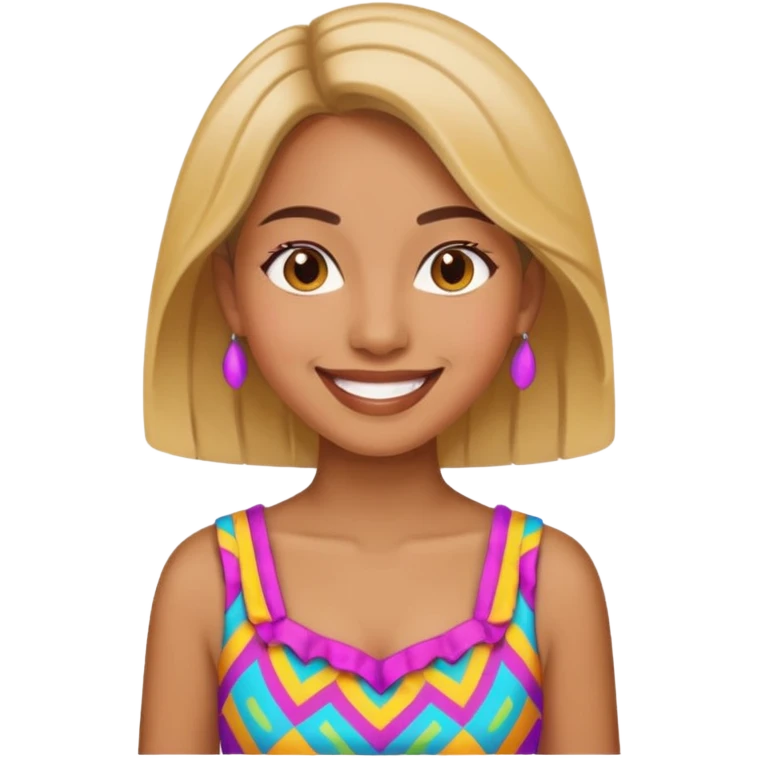 just carnival costume,colorfull dress emoji