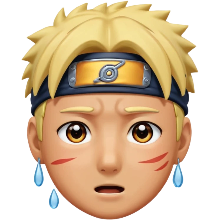 naruto face with tears of joy emoji