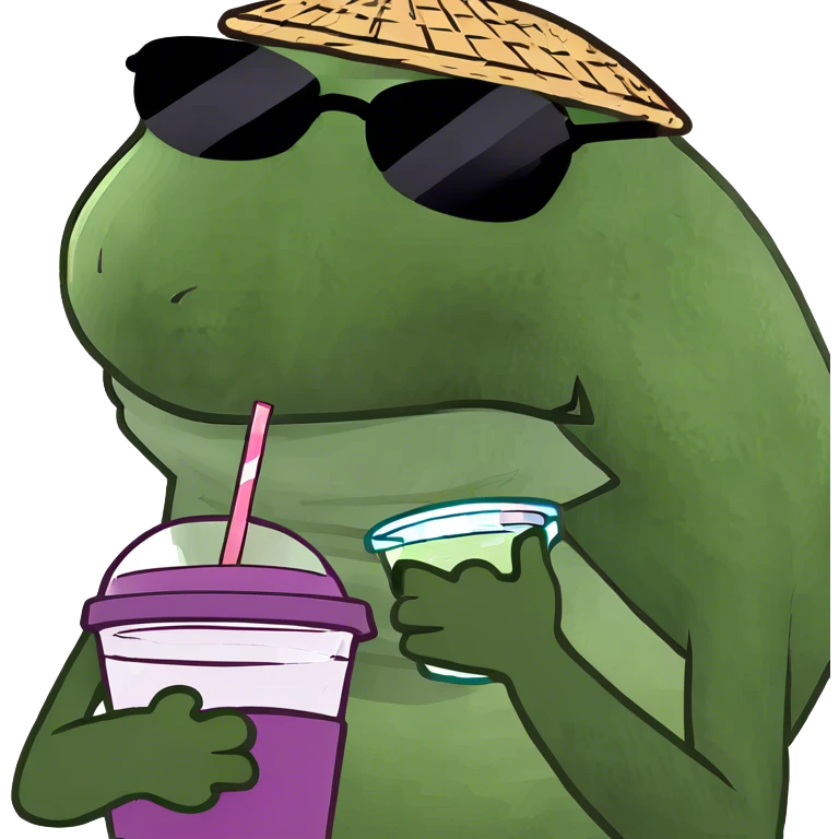 Grape Juice with Ice in clear to go cup emoji