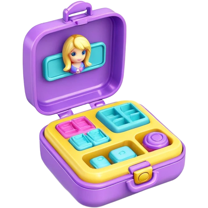 Polly Pocket toy emoji