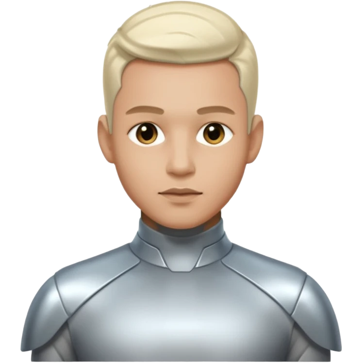 Futuristic style man emoji