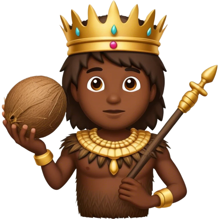 Coconut king emoji