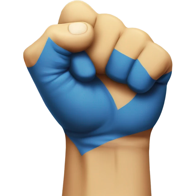 Smiley face raising fists in the air in anger emoji