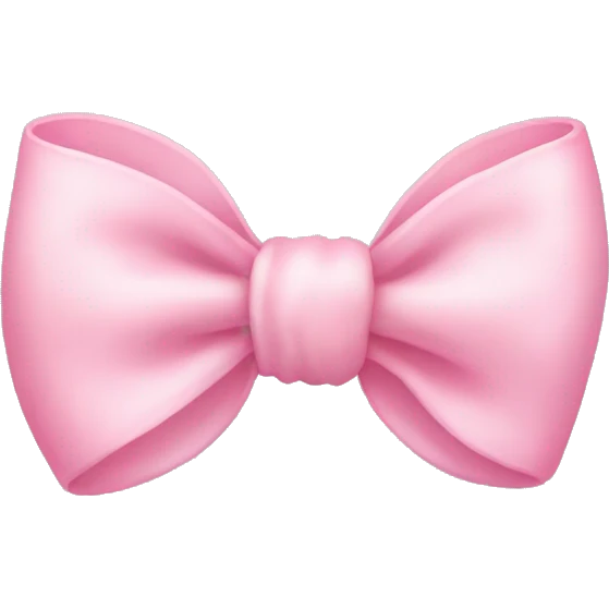 Baby pink bow emoji