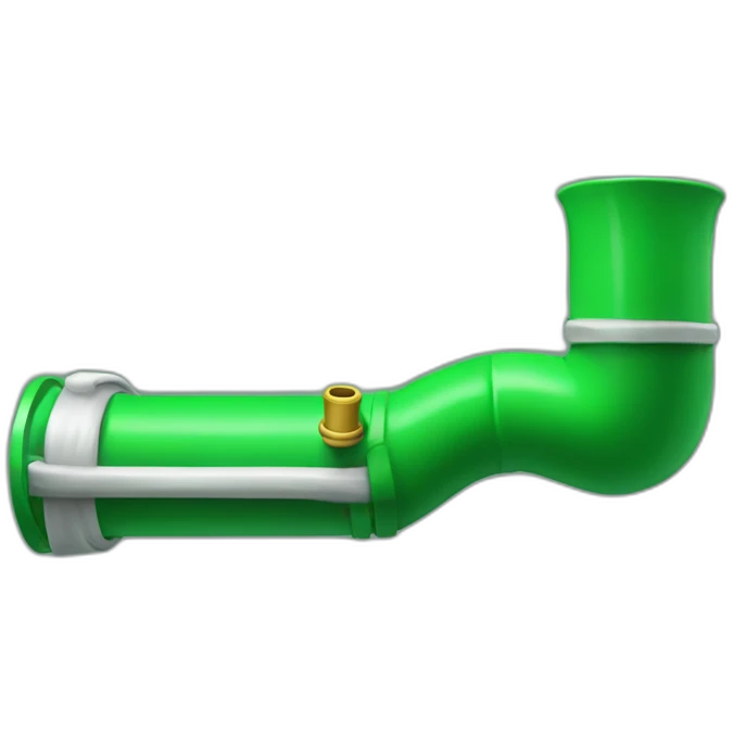 green pipe with sleeping Z's emoji