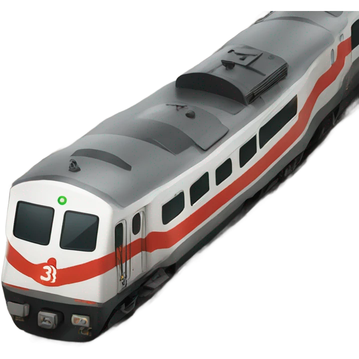 Train with number 36 emoji