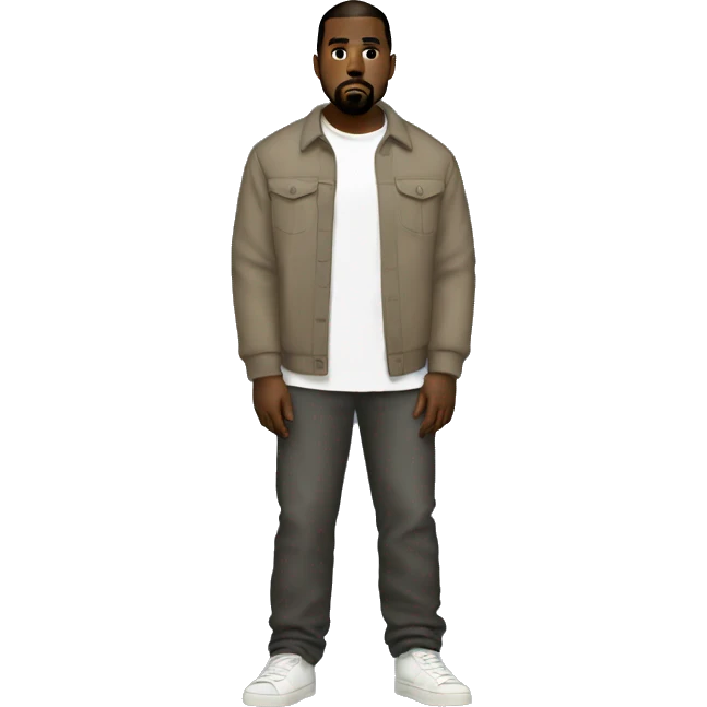 kanye standing emoji