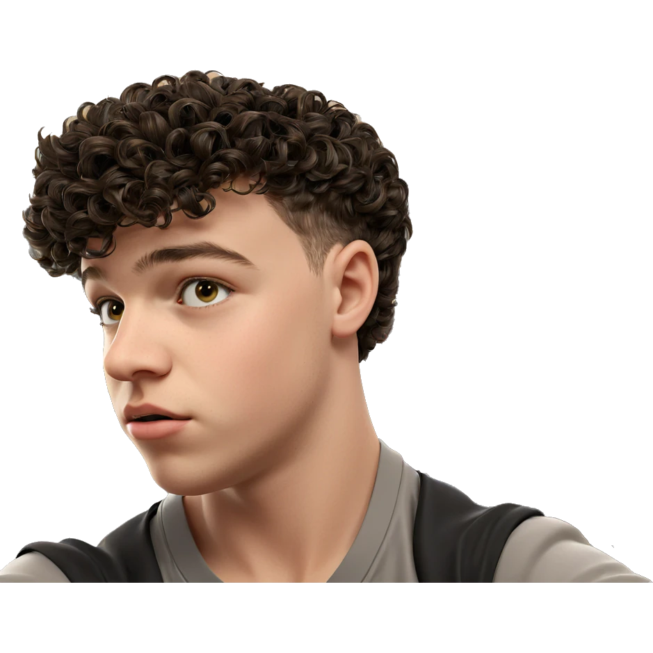 boy by the window emoji