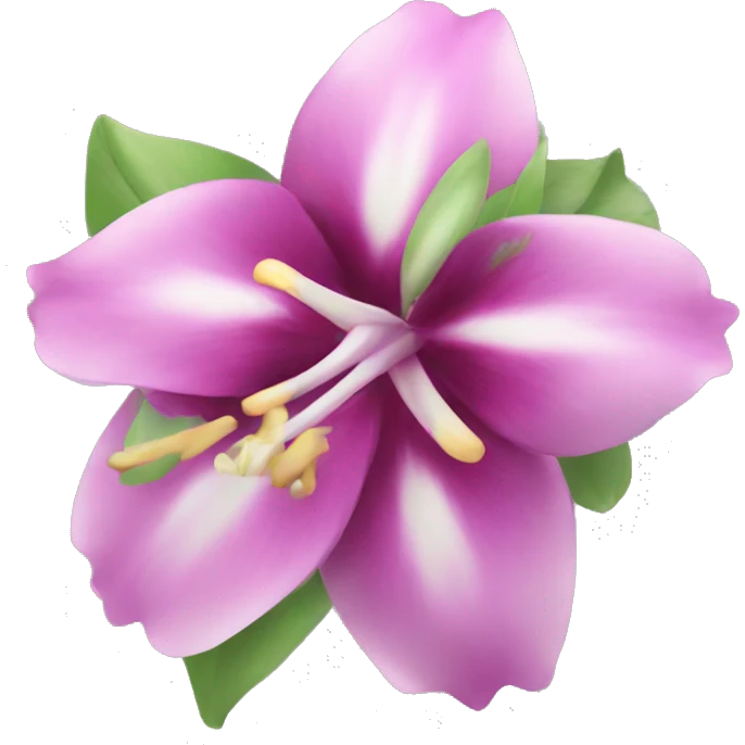 Exotic flower emoji