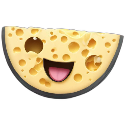 Cosmo from fairly oddparents eating cheese emoji