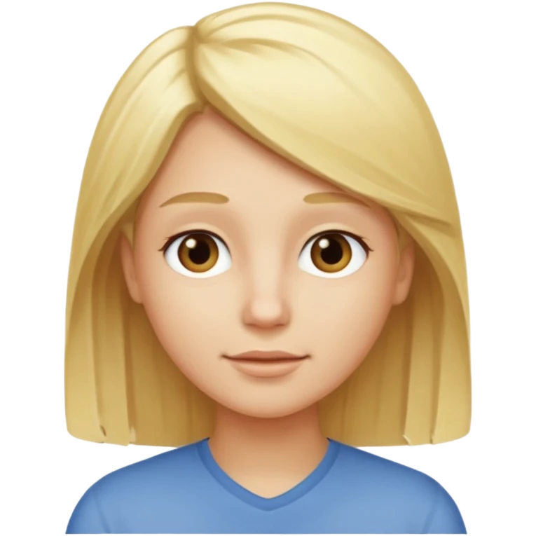 Hair blond care emoji