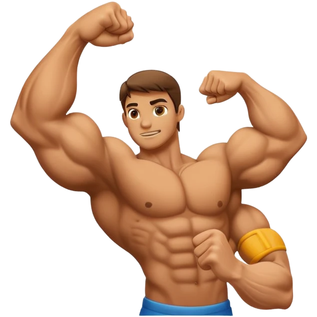 flexing muscle arm emoji