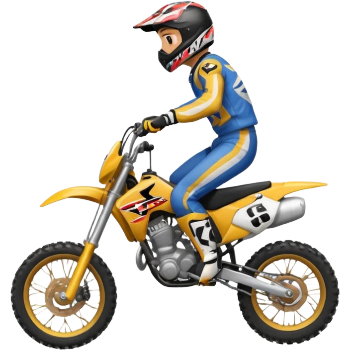 Faire une Roue arrière en moto cross emoji