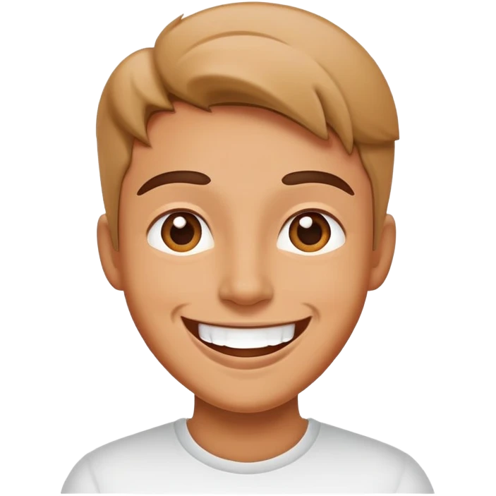 happy mood face with a big smile emoji