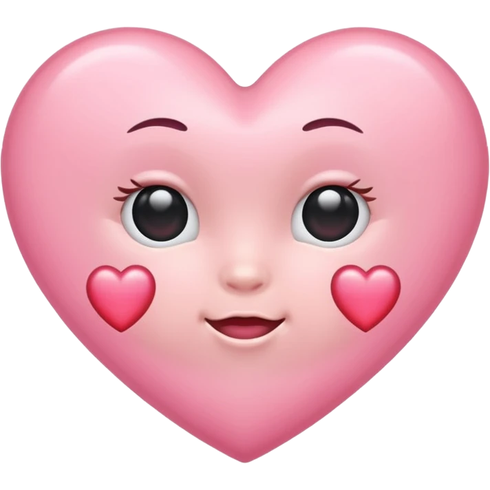 Baby pink heart emoji emoji