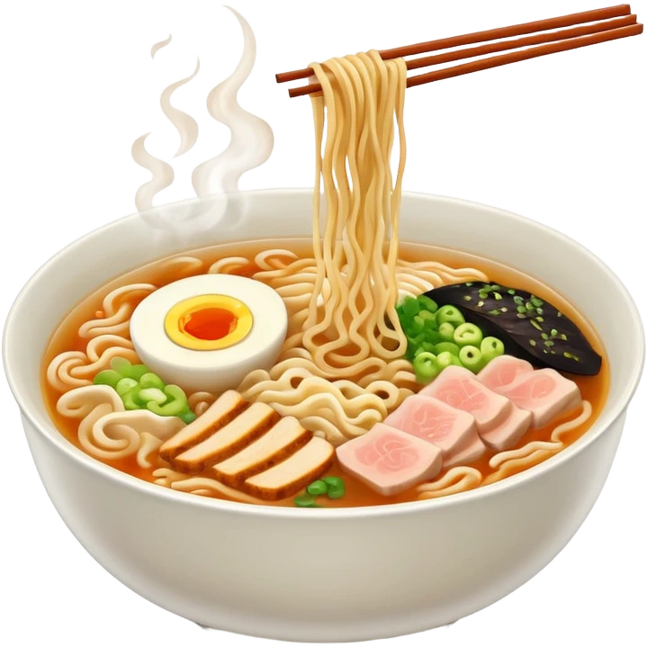 a bowl of ramen emoji