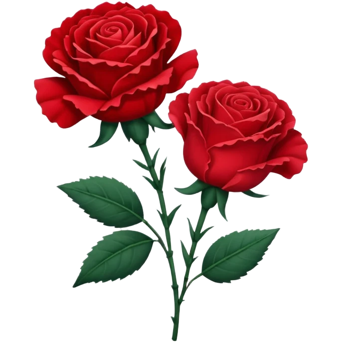 carnation and rose emoji