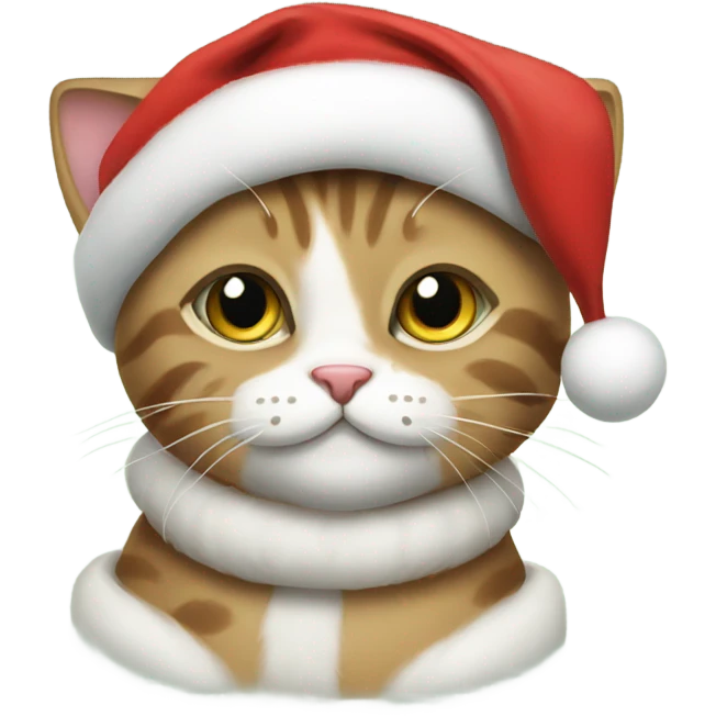 Christmas cat  emoji
