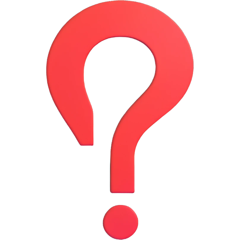 faceless face with a question mark emoji