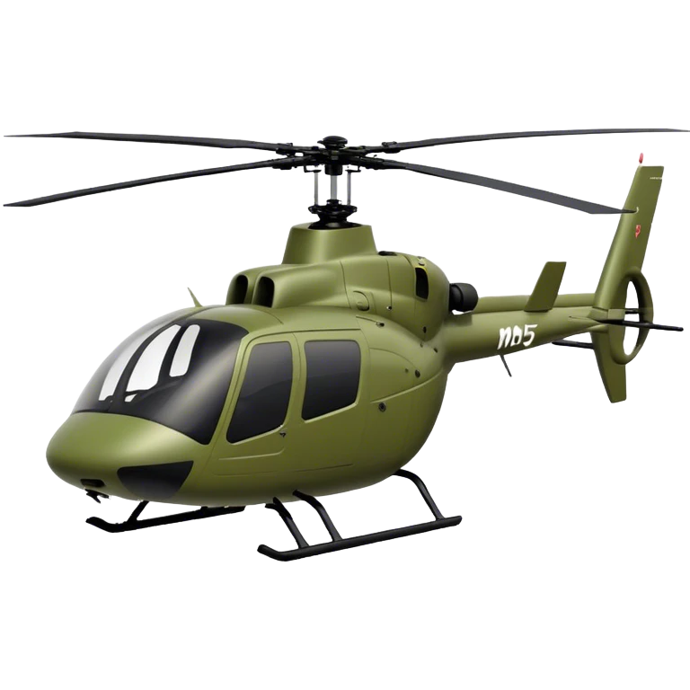 MD 500 - MD Helicopters (Model Year: 2021) (Iconic colour: Olive green) emoji