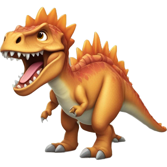Dinosaurio montado en un dragón  emoji