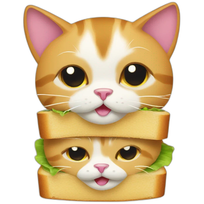 Cat Sandwich emoji