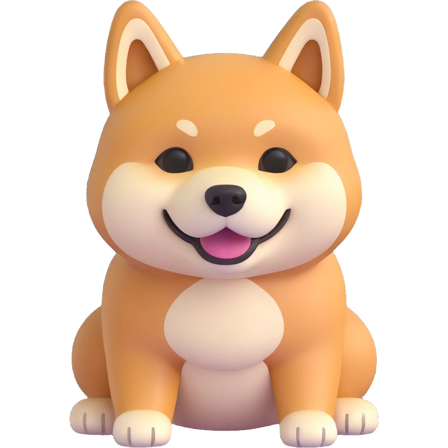 shiba inu thin emoji