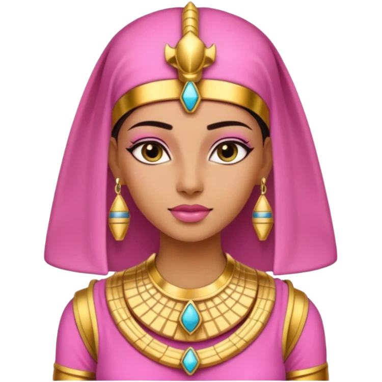 pink woman Pharaoh emoji
