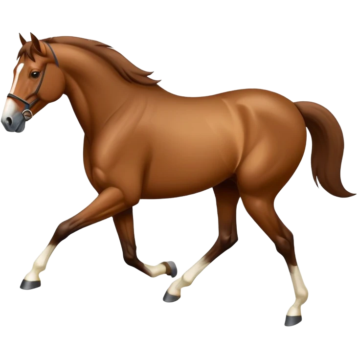 trotting horse emoji