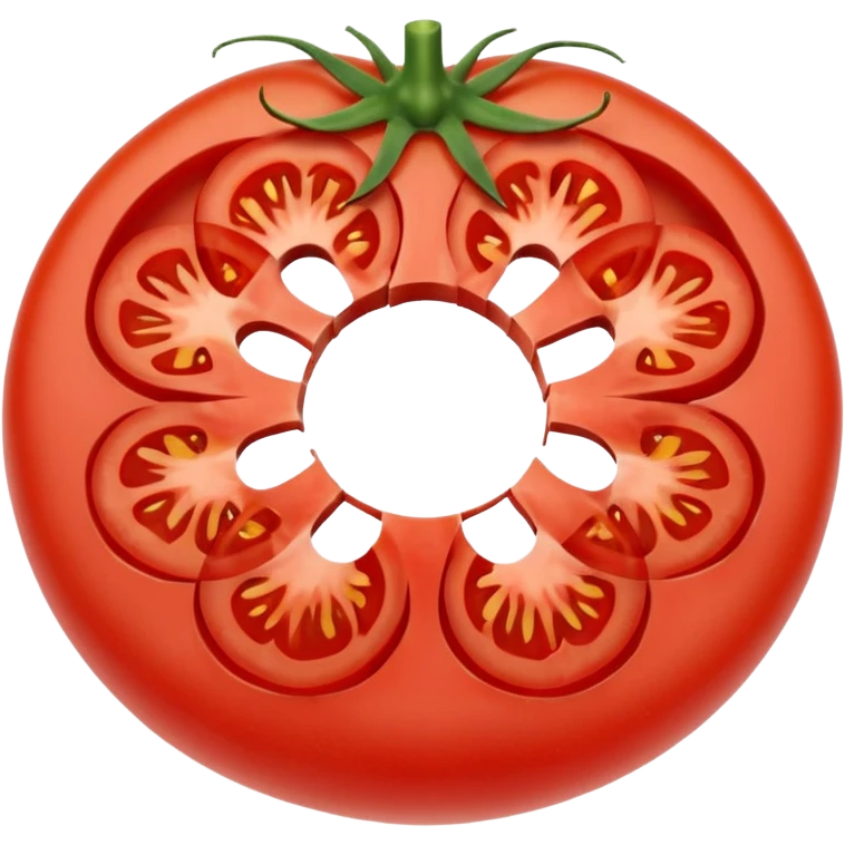 circle slice tomato emoji